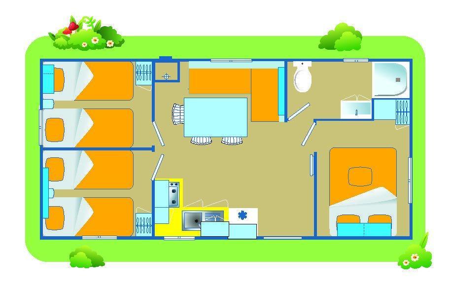 Happy Camp Mobile Homes In Camping Park Umag Karigador Bagian luar foto